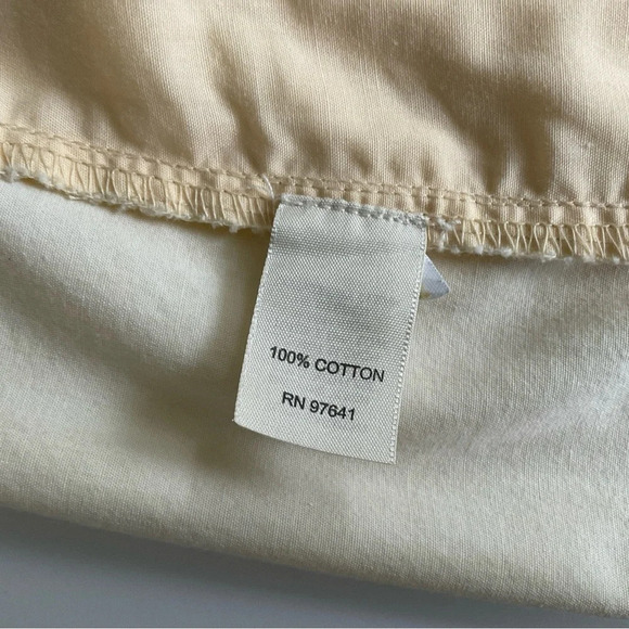 J Jill Shorts Sz 12 Yellow Zip Button Drawstring Pockets Cotton Lightweight - Picture 9 of 11